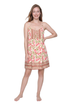 La Cera Floral Spaghetti Strap Chemise - La Cera