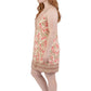Plus Size La Cera Floral Spaghetti Strap Chemise - La Cera