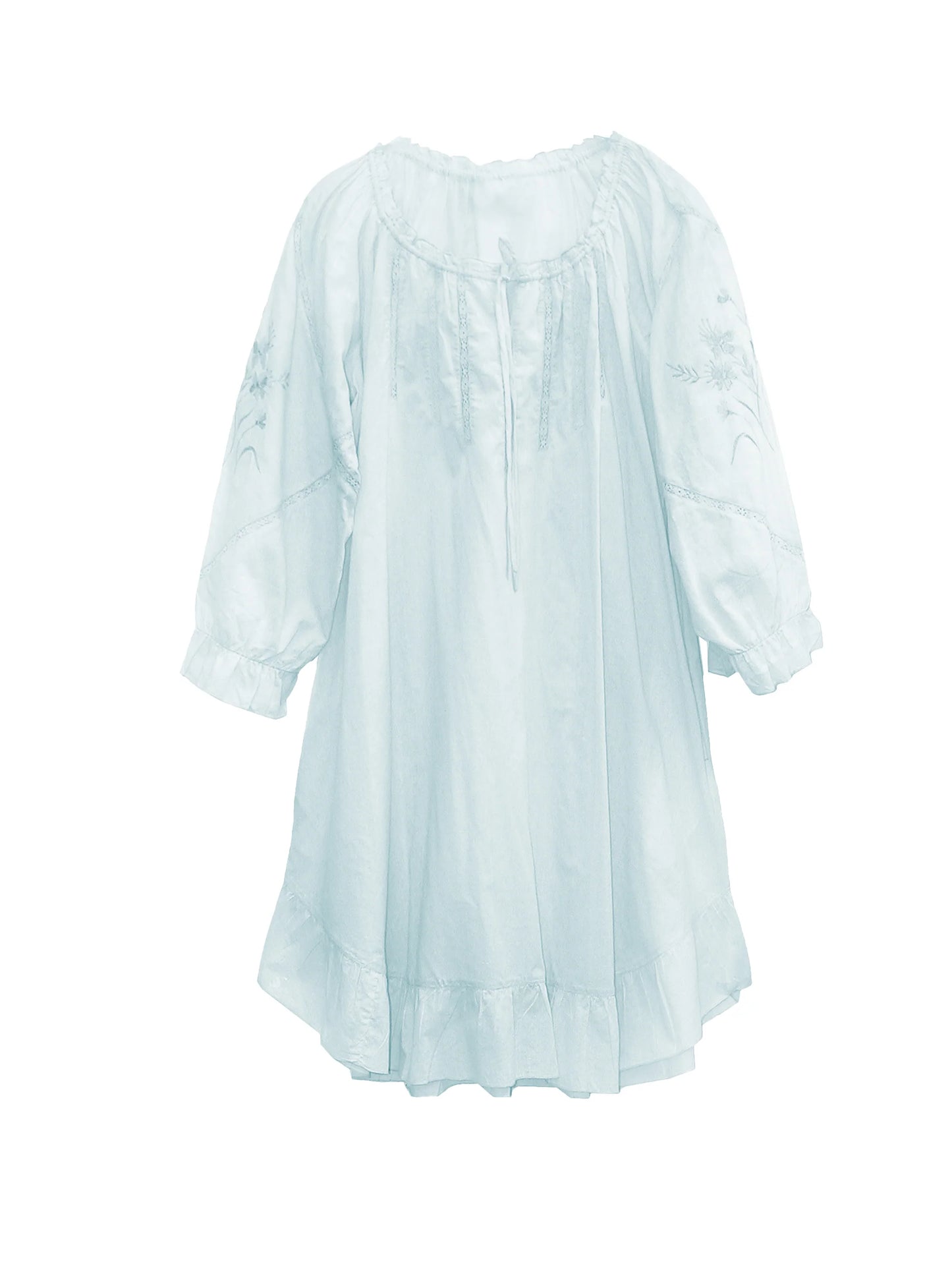 La Cera Soft Cotton Poet Shirt