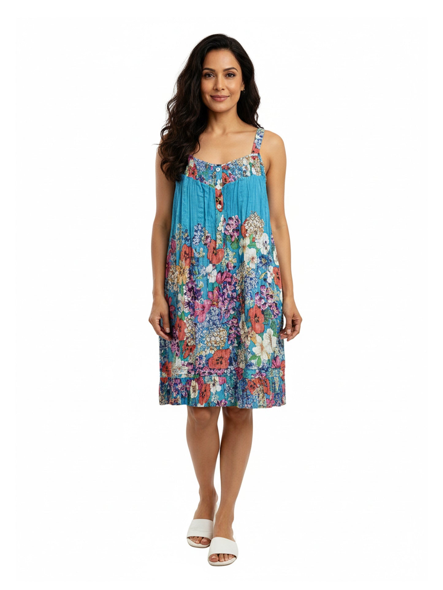 Wildflower Border Cotton Chemise
