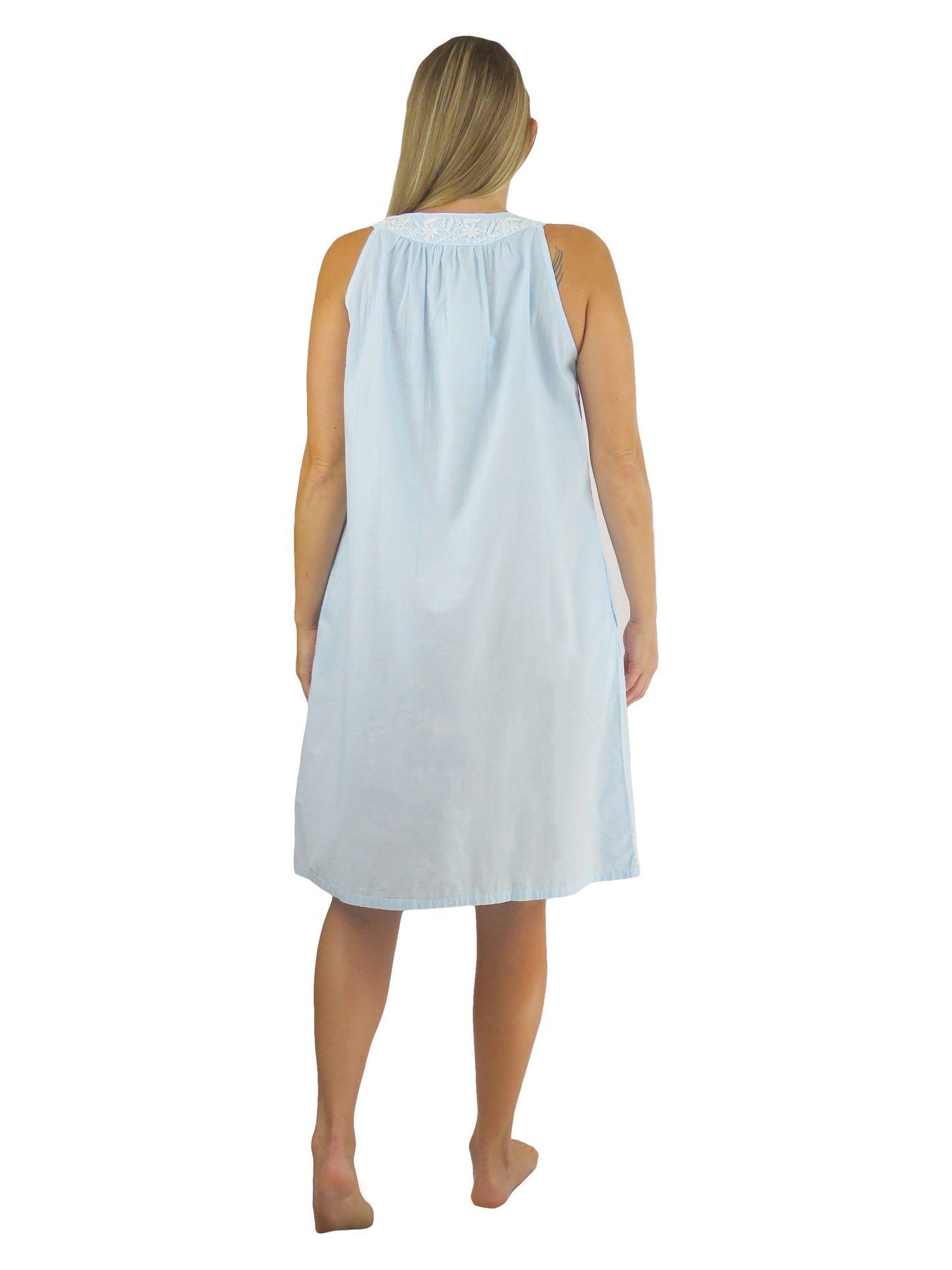 La Cera Hand Embroidered Chemise - La Cera