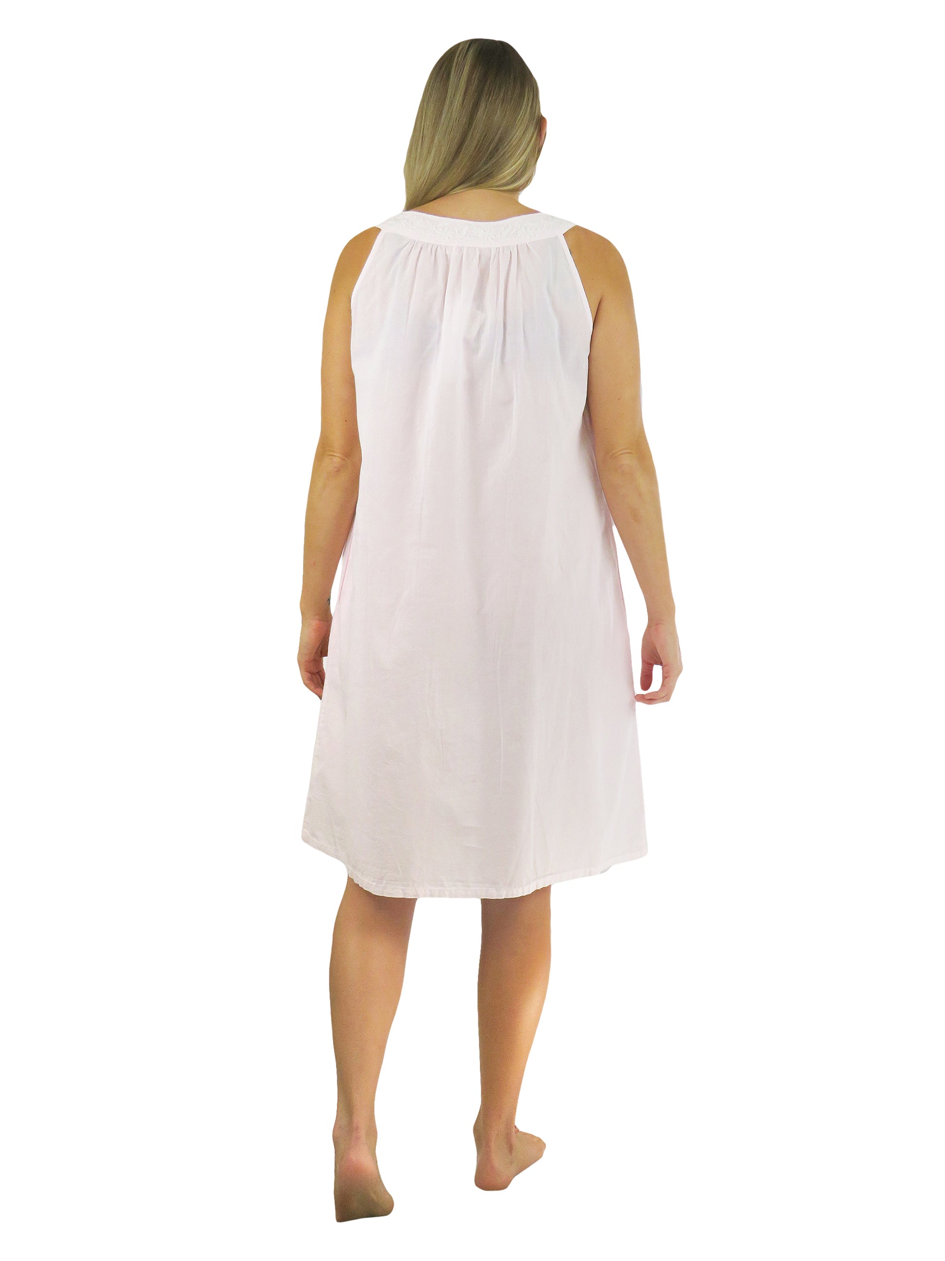 La Cera Hand Embroidered Chemise - La Cera