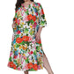 100% Cotton Tropical Floral Nightgown