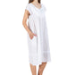 Embroidered Cotton Gauze Nightgown