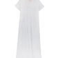 La Cera Plus Size 100% Cotton Lace Applique Gown - La Cera