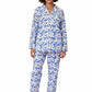 Blue Fox Flannel Pajama Set