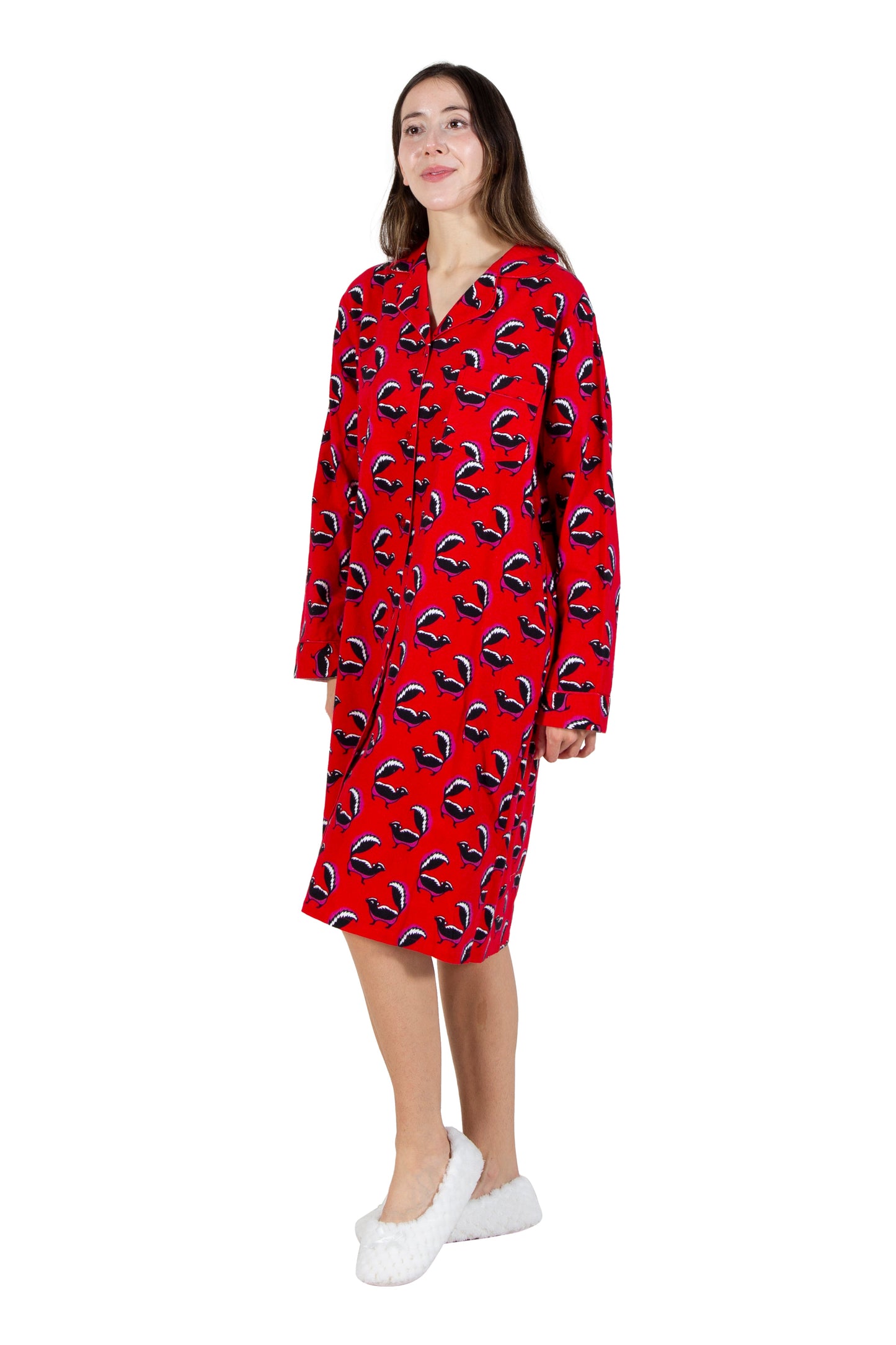 Flannel Night Shirt - La Cera