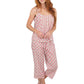 Floral Cotton Capri Print Pajamas