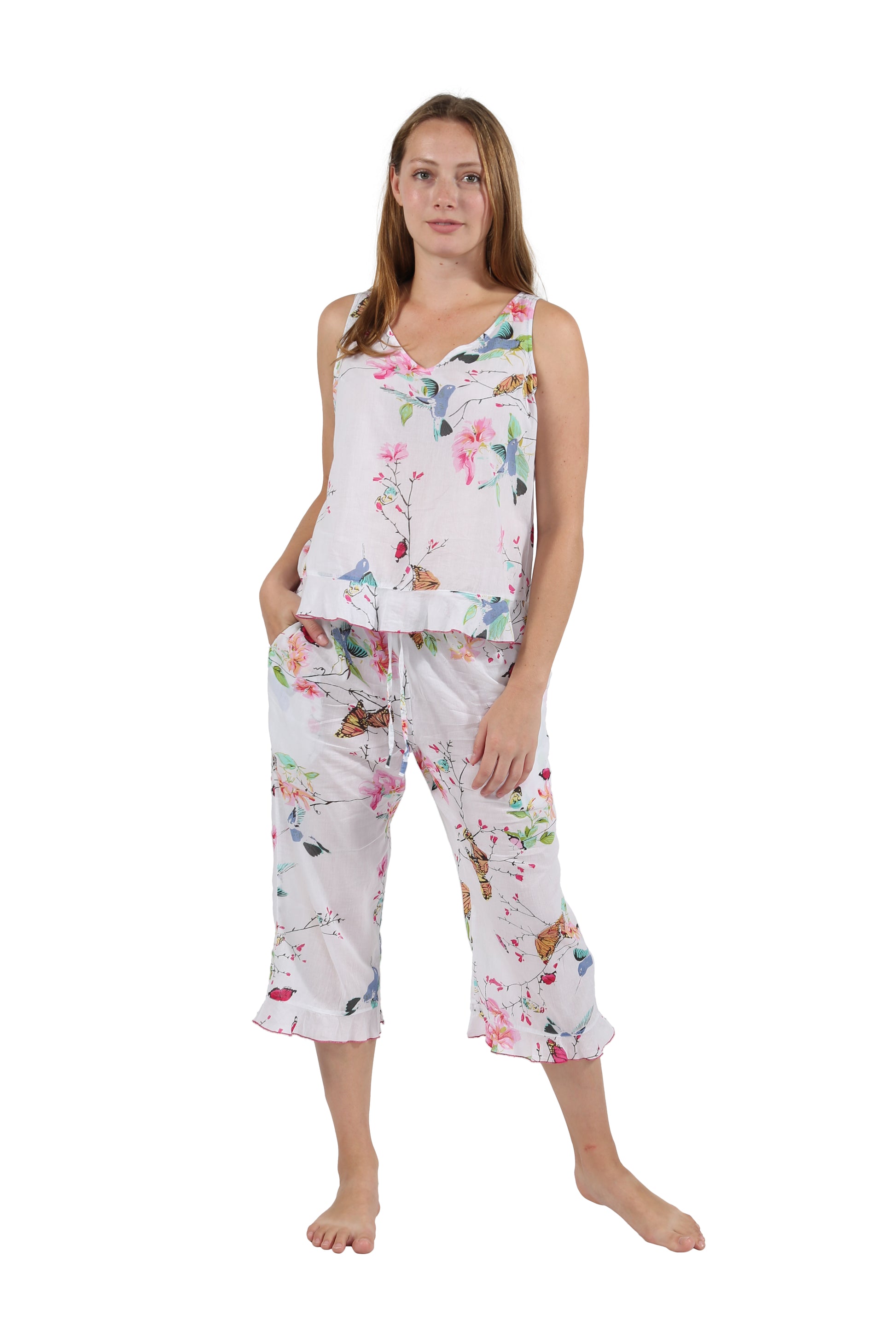 La Cera Nature At Its Best Capris PJ - La Cera