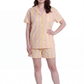 La Cera Stripe Printed Cotton PJs in a Bag - La Cera