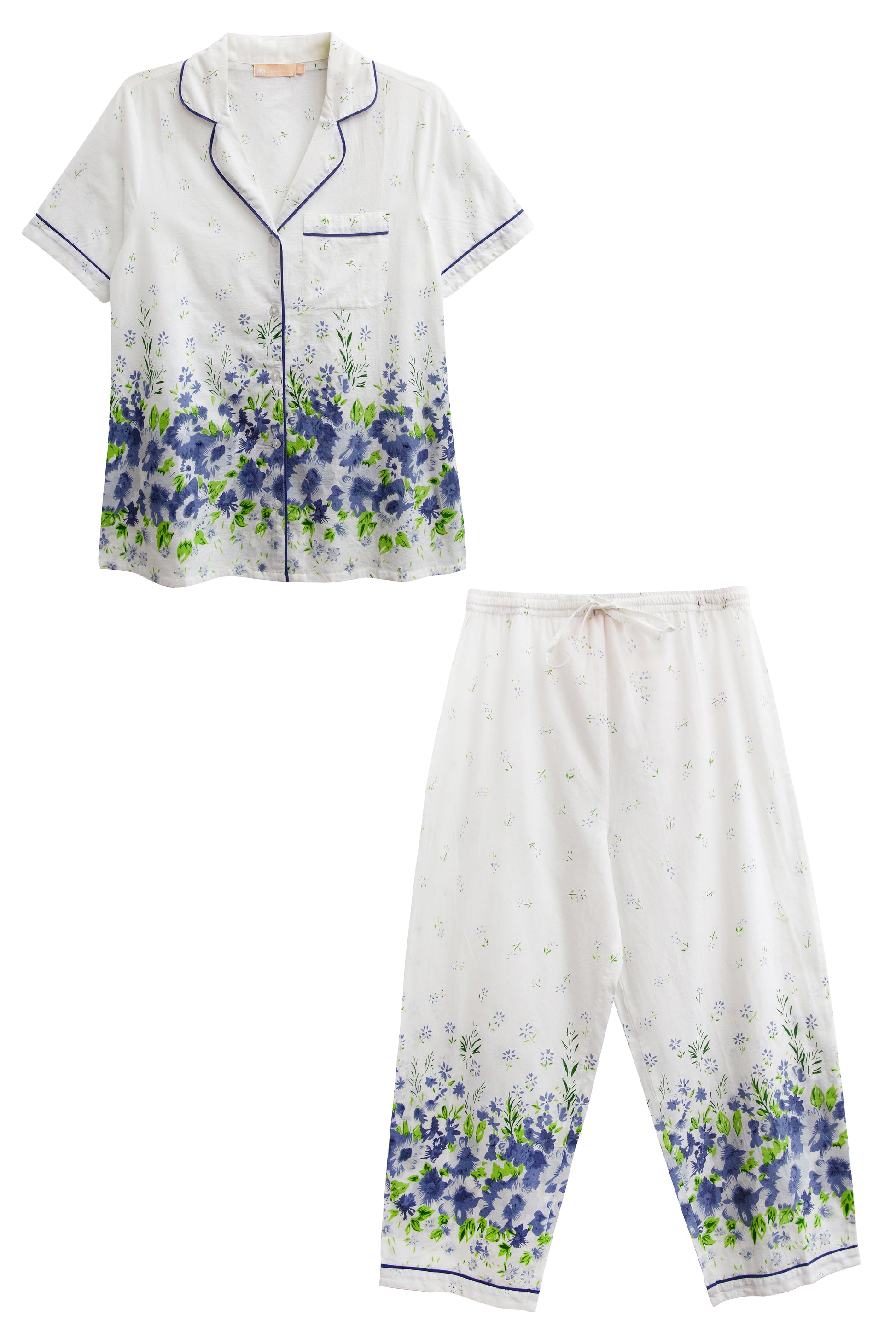 La Cera Forget Me Not Print PJ - La Cera