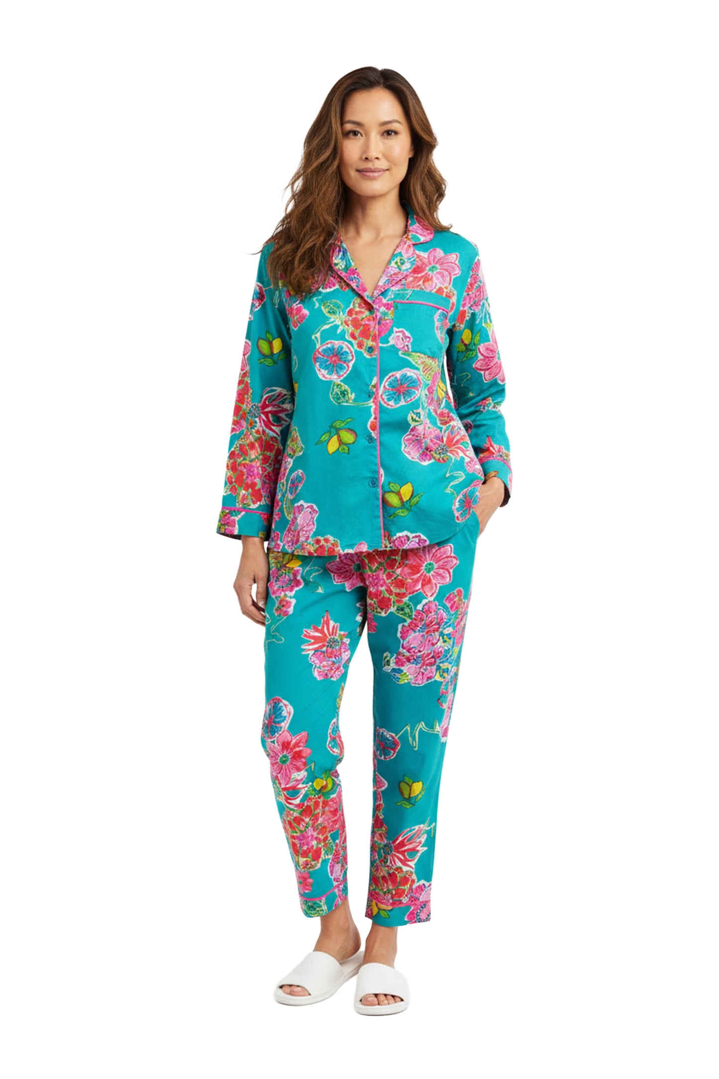 A La Carte by La Cera 100% Cotton Long Sleeve PJ in a Bag