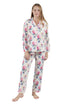 La Cera Cotton Pajama Set Peach - La Cera
