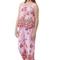 100% Cotton Sleeveless Floral PJs - La Cera