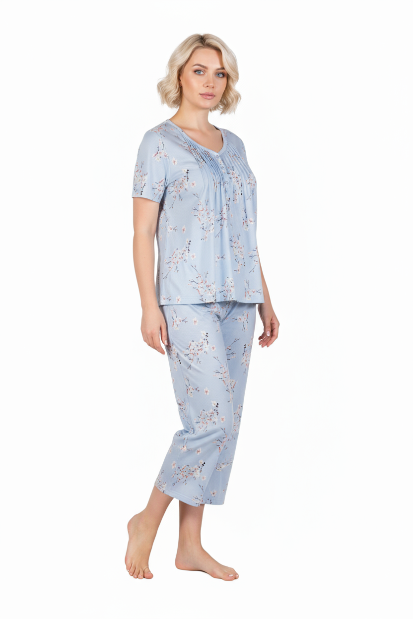Cotton Knit Capri PJ