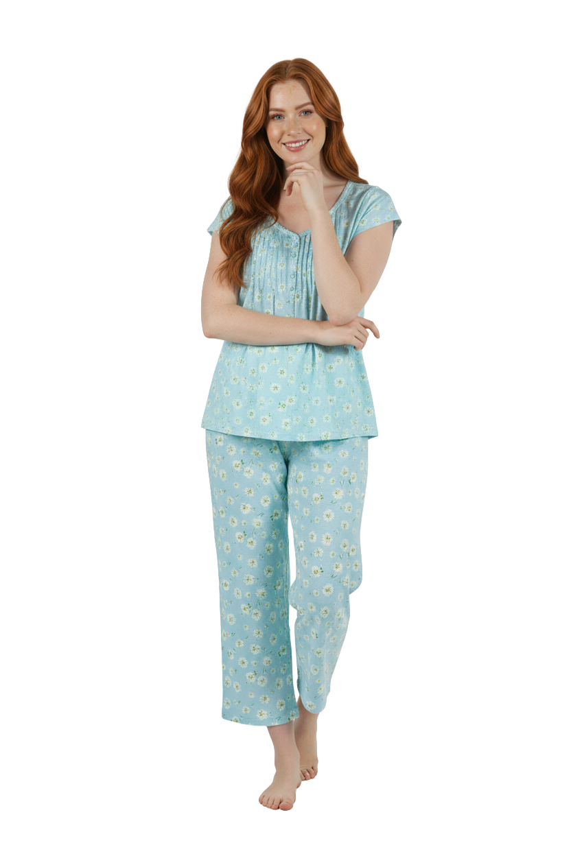 Cotton Knit Capri PJ