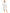 La Cera Lilac Floral Print Cotton Knit Gown - La Cera