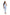 La Cera Plus Size Pin Stripe Cotton Knit Capri PJ - La Cera