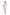 La Cera Plus Size Pin Stripe Cotton Knit Capri PJ - La Cera