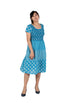 La Cera Cap Sleeve Short Smock Tier Dress - La Cera