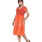 La Cera Cap Sleeve Short Smock Tier Dress - La Cera