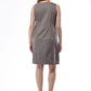 La Cera Sleeveless Embroidered Cotton Dress