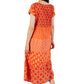 La Cera Cap Sleeve Smock Tier Dress