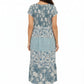 La Cera Cap Sleeve Smock Tier Dress