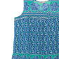 La Cera Plus Size 100% Cotton Border Print  Dress - La Cera
