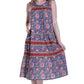 La Cera 100% Cotton Border Print Dress - La Cera