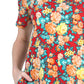 La Cera Floral Printed A-Line Dress