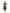 La Cera Printed 100% Cotton Knit A-Line Dress - La Cera