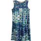 La Cera Plus Sleeveless Cotton Knit Batik Dress