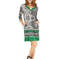 La Cera Shannon Print Dress