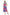 La Cera Sleeveless V-Neck Retro Floral Dress - La Cera