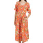 La Cera Button Front Short Sleeve Dress - La Cera