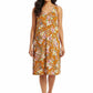 La Cera Rayon Summer Floral Print Sundress