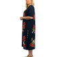 La Cera Short Sleeve A-Line Dress - La Cera