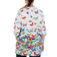 La Cera Plus Size Butterfly Garden Tunic
