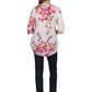La Cera Rose & Coral Blossom Tunic