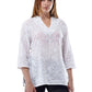 La Cera Embroidered and Beaded Jacquard Cotton Tunic - La Cera
