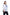 La Cera Plus Size 3/4 Sleeve Stripe Embroidered Peasant Top - La Cera