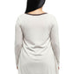La Cera Hi-Lo Crew Neck Sweater Top - Plus Size