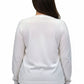 La Cera Long Sleeve Cardigan with Pockets - Plus Size - La Cera