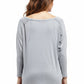 La Cera V-Neckline Dolman Sleeve Sweater - Plus Size