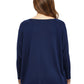 La Cera V-Neckline Dolman Sleeve Sweater - Plus Size