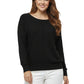 Plus Size La Cera Long Sleeve Pullover Sweater - La Cera