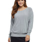 Plus Size La Cera Long Sleeve Pullover Sweater - La Cera