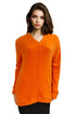 Plus Size Comfort Luxe Collection Cozy Knit V- Neck Tunic - La Cera