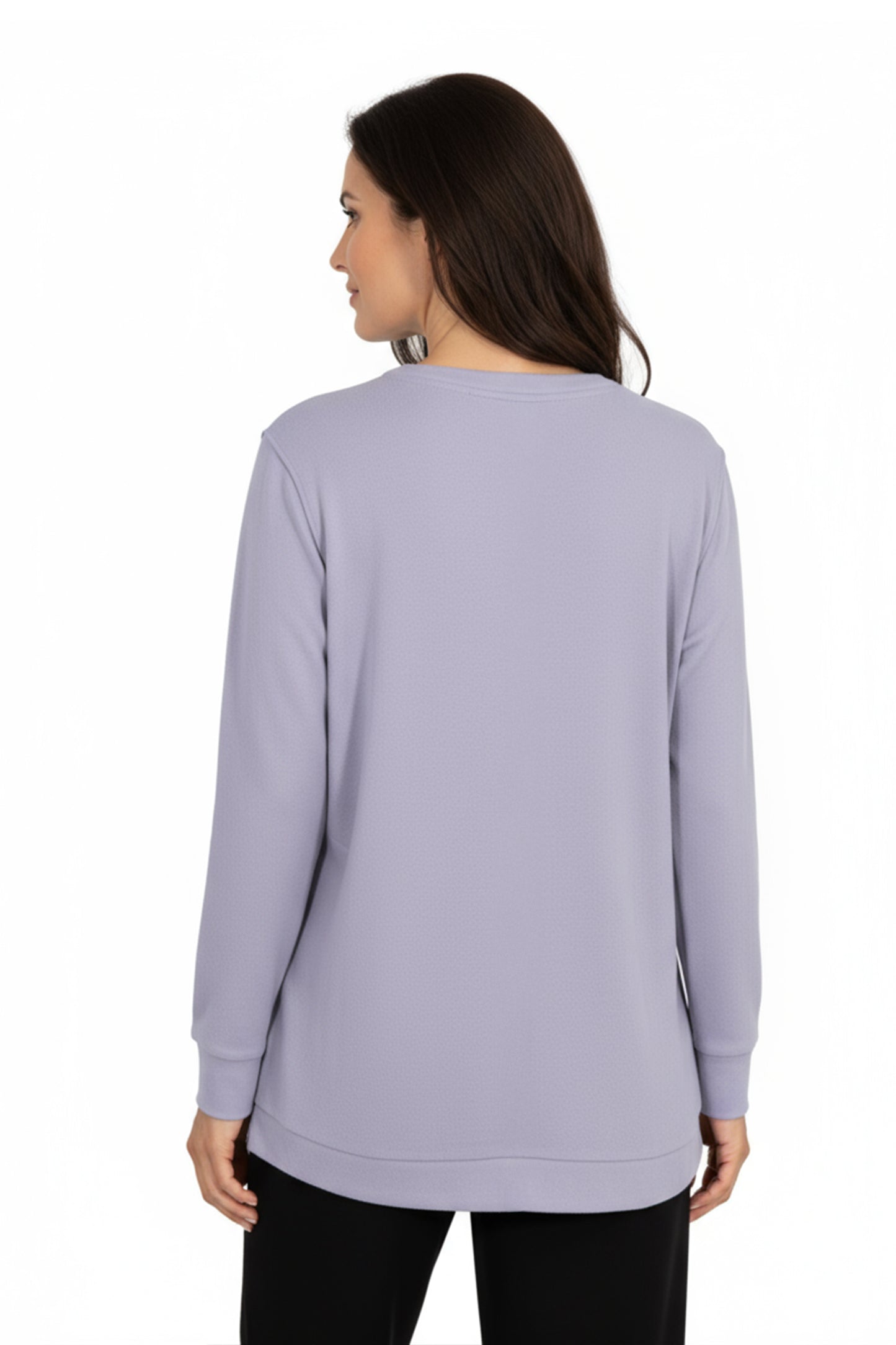 Comfort Luxe Collection Cozy Knit V Neck Tunic